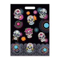 Sacos para doces de Halloween e Dia dos Mortos - 6 unidades