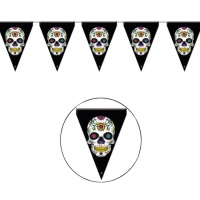 Bandeirolas de Dia dos mortos - 3,40 m