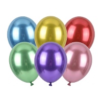 Balões de látex de 30 cm Glossy - PartyDeco - 10 unidades