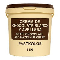 Creme de chocolate branco e avelã de 6 kg - Pastkolor