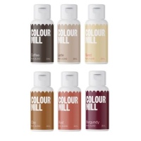 Colorante em gel à base de óleo Outback de 20 ml - Colour Mill - 6 unidades