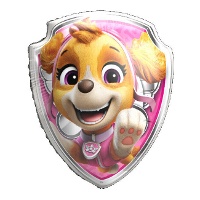 Balão da Patrulha Canina Escudo Skye de 60 x 52 cm