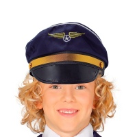 Boné de piloto de aviação para criança
