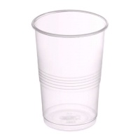 Copos de plástico transparentes de 1 L - 5 unid.