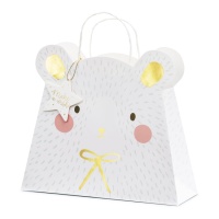 Saco de oferta urso polar 31,5 x 27 x 10 cm - 1 unid.