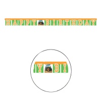 Grinalda de Feliz Aniversário de Trator - 1.70m