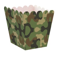 Caixa de Camuflagem Militar Baixa - 12 pcs.