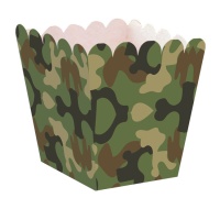 Caixa baixa de camuflagem militar - 12 unidades