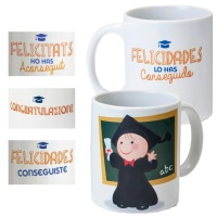 Caneca graduada de 330 ml para rapaz - 1 unid.