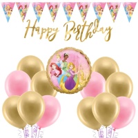 Pack Decoração Festa Princesas Disney - 23 Peças