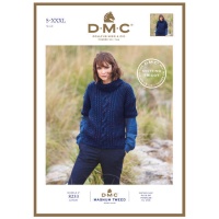 Tricô Tricot Magnum Tweed Padrão No. 8233 - DMC