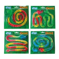 Cobra gelatinosa colorida de 1m - Cobra gelatinosa Vidal - 1 unidade