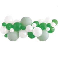 Kit de balões verdes sortidos - 27 unidades