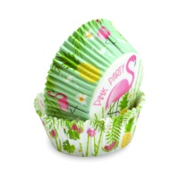 Flamingo cupcake em cápsulas - Scrapcooking - 36 unidades
