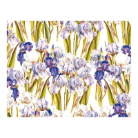 Papel de decoupage Iris 50 x 70 cm - 1 peça