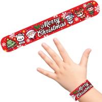 Pulseiras magnéticas de Natal variadas infantis - 6 unidades