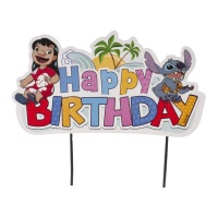Topper para bolo do Stitch