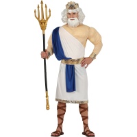 Poseidon Traje de Deus grego para homens