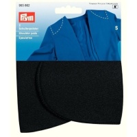 Almofadas de ombro tamanho S preto - Prym - 2 peças