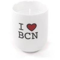 Vela perfumada de 8 cm com vidro da I Love BCN - DCasa