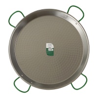 Panela para paella em aço polido 80 cm - La Dehesa