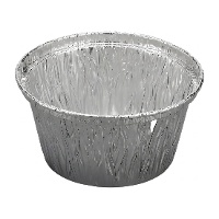 Forma descartável para pudim 8,1 x 3,2 cm - 7 unidades