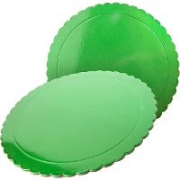 Base para bolos 25 x 25 x 0,3 cm redonda - 5 unidades