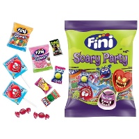 Saco de rebuçados de Halloween - embalados individualmente - Fini Festa assustadora de Halloween - 180 gramas