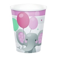 Copos Elefante Bebé 250 ml - 8 unidades