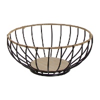 Fruteira metálica 29 x 29 x 12 cm - 1 peça