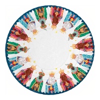 Bandeja de 30 cm dos Reis Magos - 2 unidades