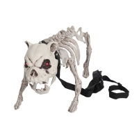 Esqueleto de cão com luz e som de 40 cm