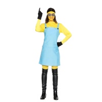 Fato de Minion com luvas para mulher