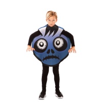 Fato de emoticon zombie para crianças