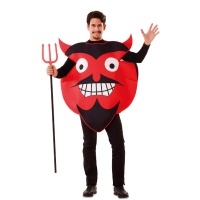 Disfarce de emoji de diabo para adulto