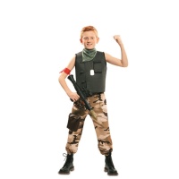 Fato de soldado de combate para crianças