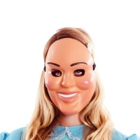 Máscara de rapariga sorridente The Purge