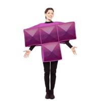 Roupas de Tetris Roxo para Adultos