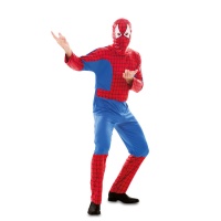 Fato de SpiderMan com capuz adulto