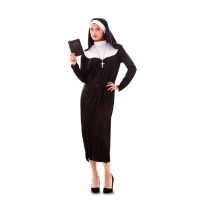 Fato tradicional de freira para mulher