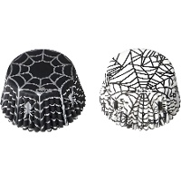 Chávenas para cupcakes com teia de aranha - Decorar - 36 unid.