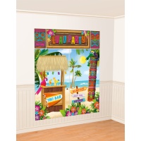 Mural decorativo havaiano