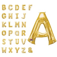 Balão Letras douradas 86 cm - Anagrama