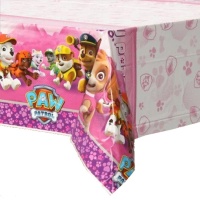 Toalha de mesa cor-de-rosa Paw Patrol - 1,37 cm x 2,43 m