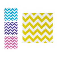 Guardanapos chevron 16,5 x 16,5 cm - 16 unidades