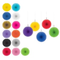 Pendente flor de leque de 15 cm - 5 unidades