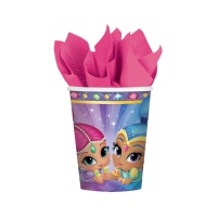 Copos de Shimmer and Shine de 266 ml - 8 unidades