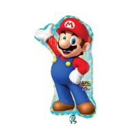 Balão silhueta XL de Super Mario de 55 x 83 cm - Anagram