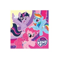 Guardanapos My Little Pony 33 x 33 cm - 20 unidades