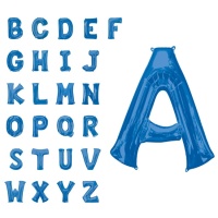 Balão de letras azul 86 cm - Anagrama